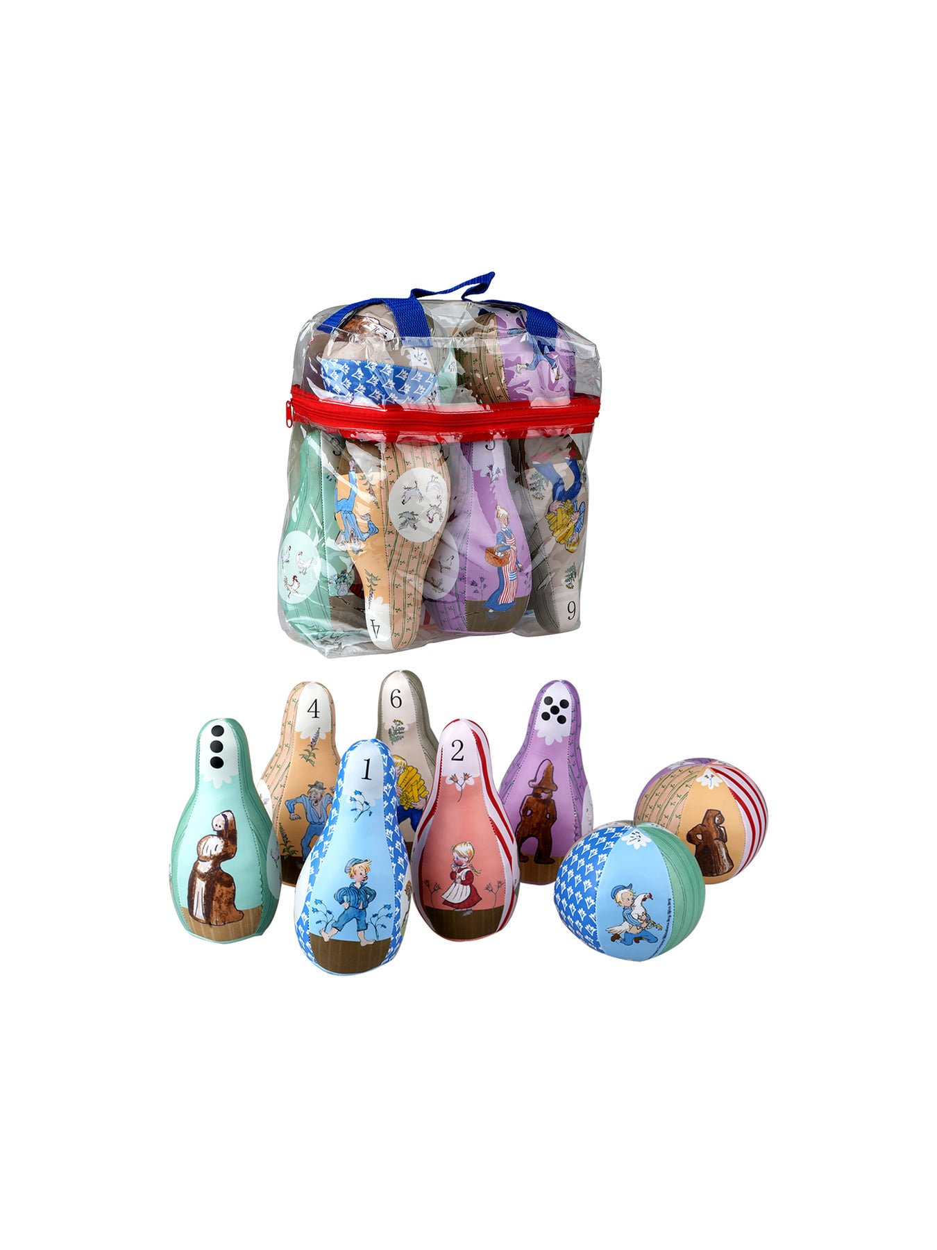Barbo Toys Emil I Lönneberga Soft Bowling Set - aktivitetsspill - shop