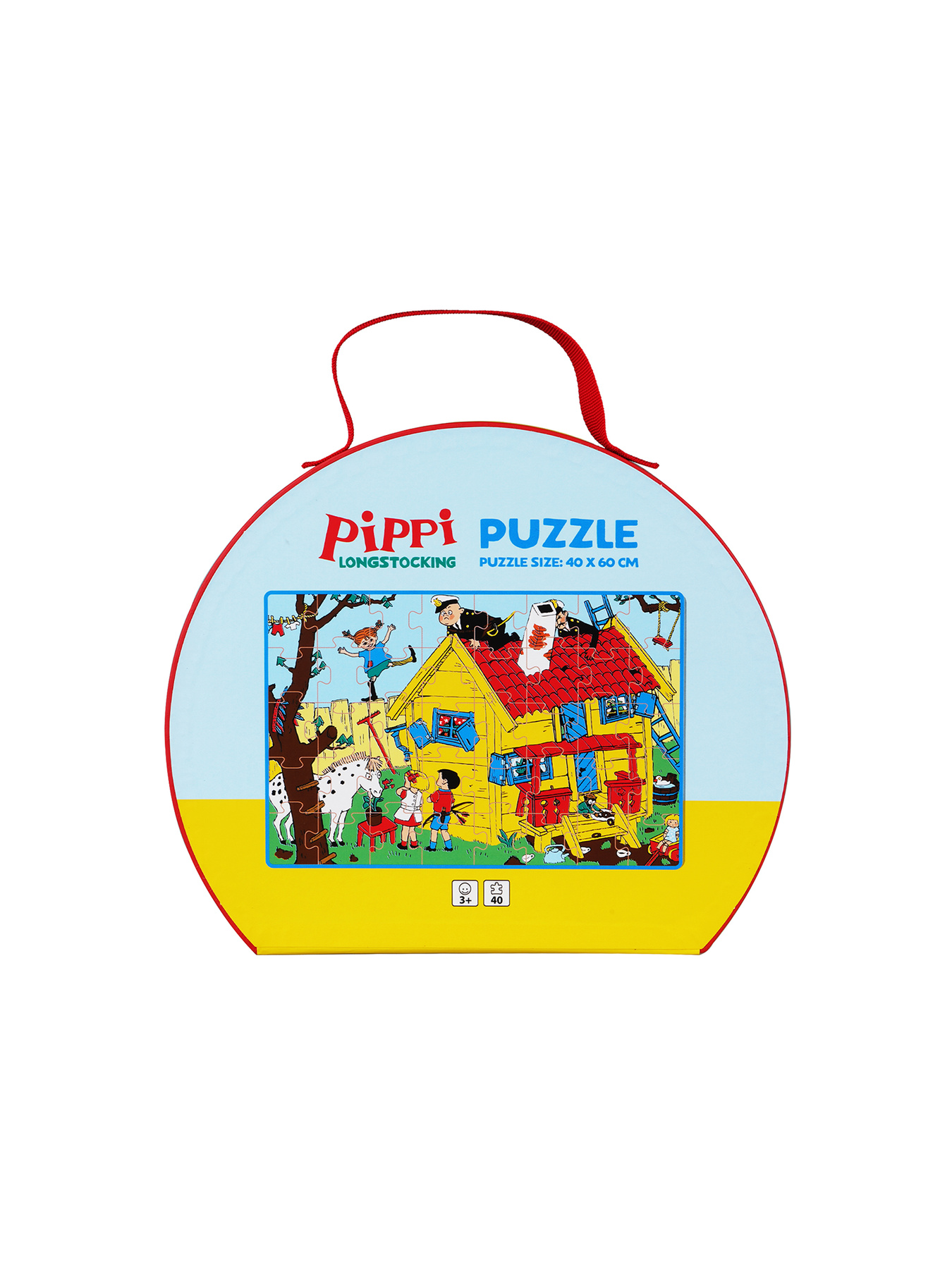 Buy Pippi Longstocking suitcase with puzzle - 40 pcs - Astrid Lindgren