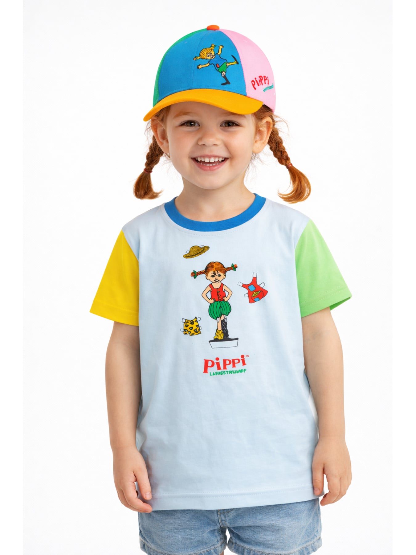 Buy Pippi T-Shirt for Children – Multicolour - Astrid Lindgren