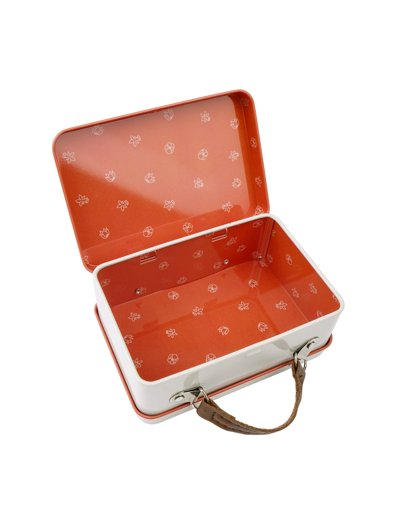 【新品未使用】Pippin atmark 本体セット 箱付き 希少品 Buy Tin box Pippi Longstocking picnic - White - Astrid Lindgren